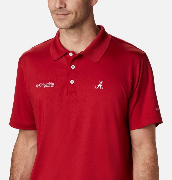 Polos Columbia Collegiate Skiff Cast™ Polo Masculino Vermelhas Portugal | 142310-MJH7