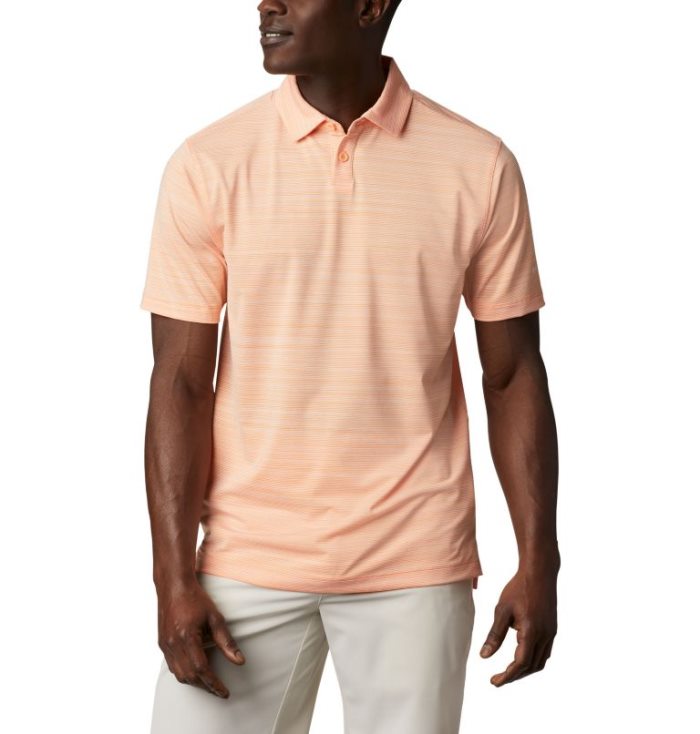 Polos Columbia Omni-Wick Chipper Polo Masculino Luz Coral Portugal | 171037-6469