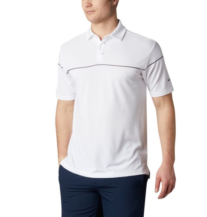 Polos Columbia Omni-Wick™ Breaker Golfe Polo Masculino Branco Portugal | 165047-RVNX