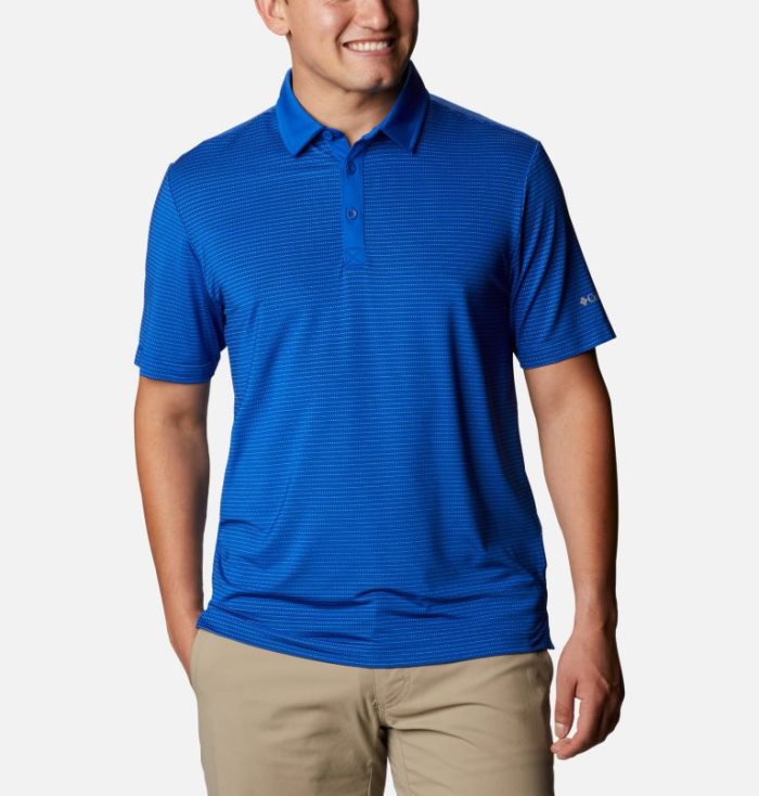 Polos Columbia Omni-Wick™ Sunday Polo Masculino Azuis Portugal | 148988-UD5D