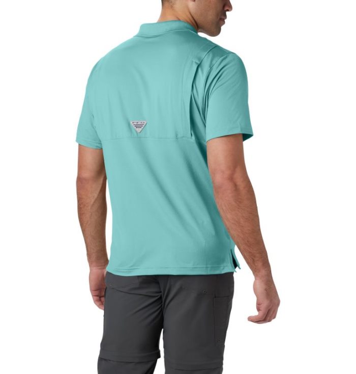 Polos Columbia PFG Skiff Cast™ Polo Masculino Turquesa Portugal | 118884-QQHK