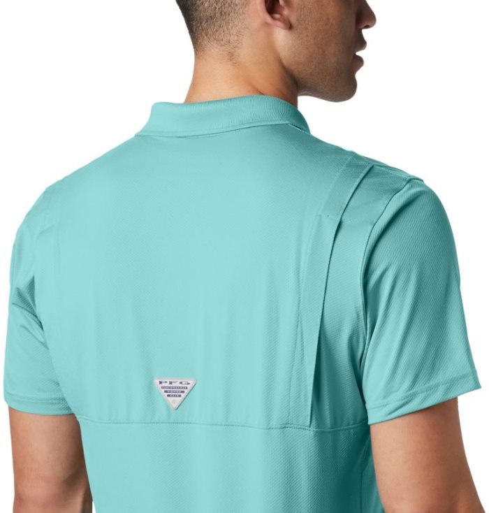 Polos Columbia PFG Skiff Cast™ Polo Masculino Turquesa Portugal | 118884-QQHK