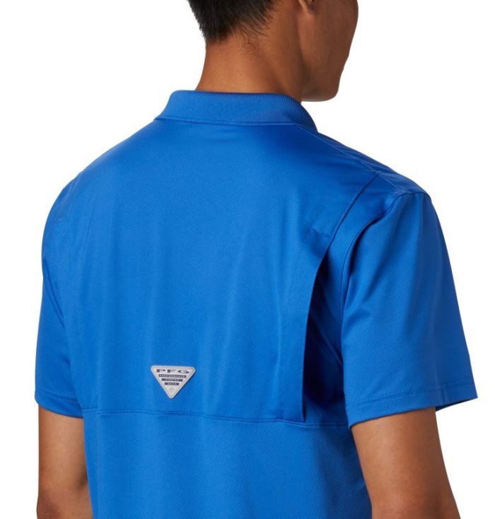 Polos Columbia PFG Skiff Cast™ Polo Masculino Azuis Portugal | 132765-EDTB