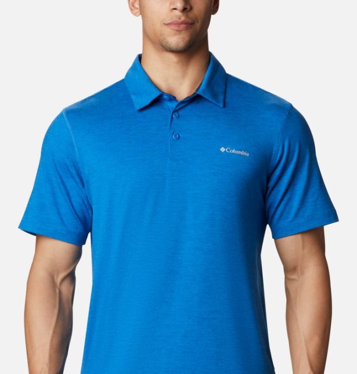 Polos Columbia Tech Trilha™ Polo Masculino Luz Azul Anil Portugal | 123715-JQPA