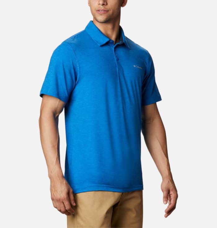 Polos Columbia Tech Trilha™ Polo Masculino Luz Azul Anil Portugal | 123715-JQPA