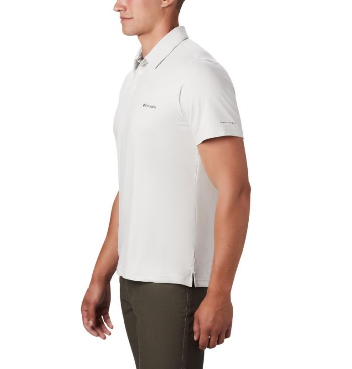 Polos Columbia Tech Trilha™ Camisa Polo Masculino Branco Portugal | 162332-ANIJ