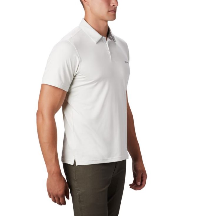 Polos Columbia Tech Trilha™ Camisa Polo Masculino Branco Portugal | 162332-ANIJ