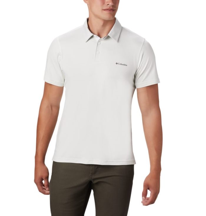 Polos Columbia Tech Trilha™ Camisa Polo Masculino Branco Portugal | 162332-ANIJ