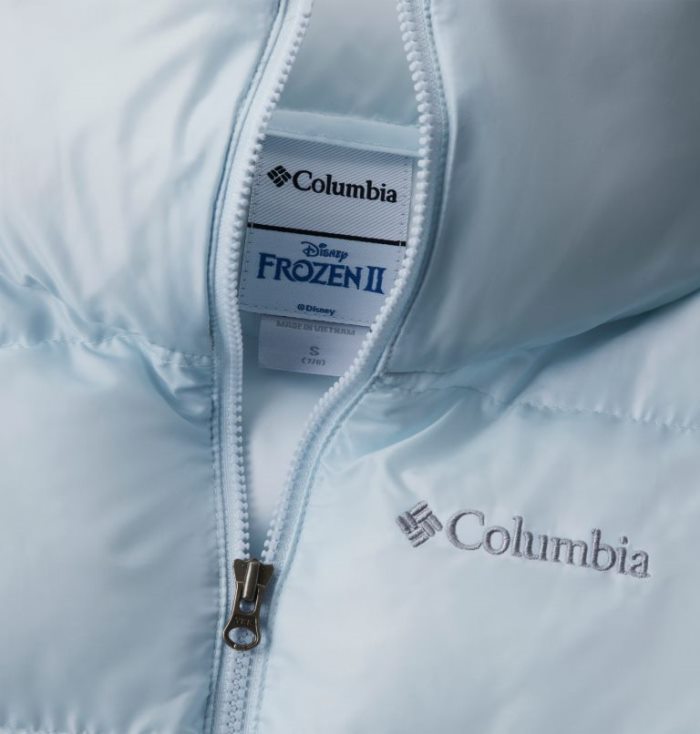 Casaco Puffer Columbia Elsa Long Casaco Puffer Criança Azul Marinho Azuis Portugal | 123125-PC0T