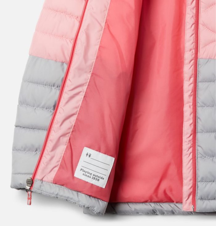 Casaco Puffer Columbia Humphrey Hills™ Casaco Puffer Criança Rosa Cinzentas Portugal | 109331-RDXU