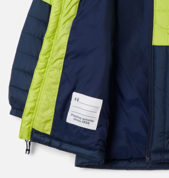 Casaco Puffer Columbia Humphrey Hills™ Casaco Puffer Criança Verdes Amarelas Azul Marinho Portugal | 118529-7TIM