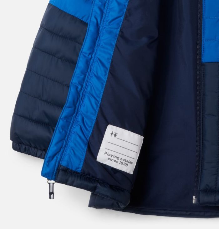 Casaco Puffer Columbia Humphrey Hills™ Casaco Puffer Criança Luz Azul Anil Azul Marinho Portugal | 188647-HBHW