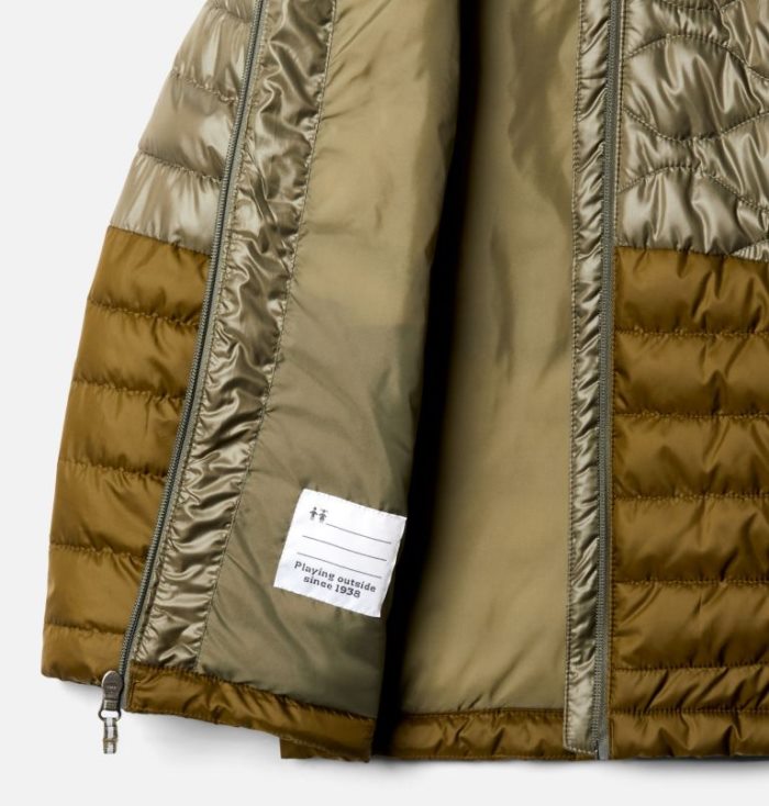 Casaco Puffer Columbia Humphrey Hills™ Casaco Puffer Criança Verdes Verde Oliva Portugal | 199335-IEVM