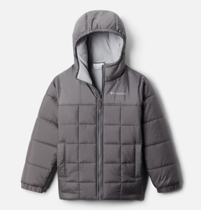 Casaco Puffer Columbia Puffect II Puffer Full-Zip Jaqueta Criança Cinzentas Portugal | 129527-08S1