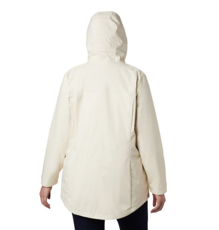 Capa De Chuva Columbia Arcadia™ Casuais Jaqueta—Plus Size Feminino Creme Portugal | 129196-F9NK