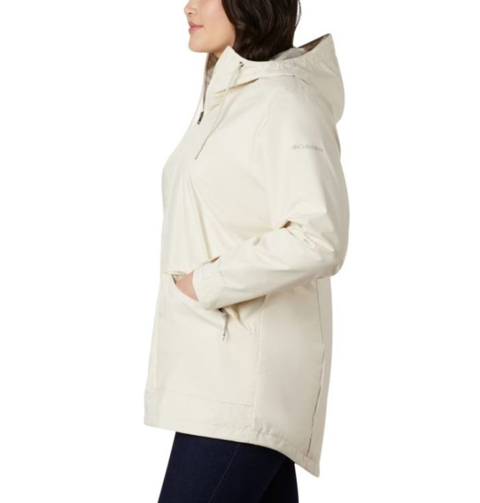 Capa De Chuva Columbia Arcadia™ Casuais Jaqueta—Plus Size Feminino Creme Portugal | 129196-F9NK