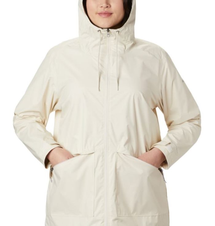 Capa De Chuva Columbia Arcadia™ Casuais Jaqueta—Plus Size Feminino Creme Portugal | 129196-F9NK