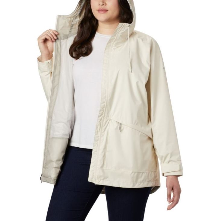 Capa De Chuva Columbia Arcadia™ Casuais Jaqueta—Plus Size Feminino Creme Portugal | 129196-F9NK