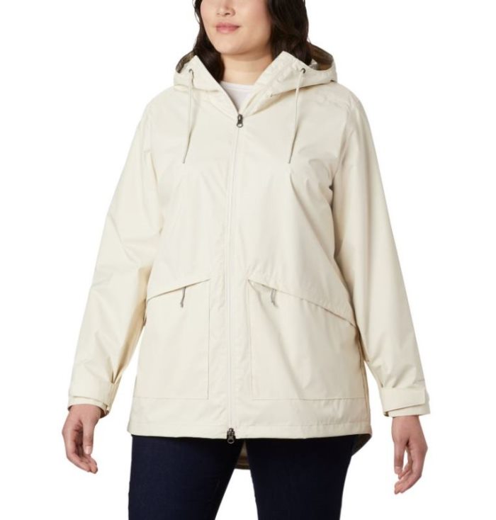 Capa De Chuva Columbia Arcadia™ Casuais Jaqueta—Plus Size Feminino Creme Portugal | 129196-F9NK