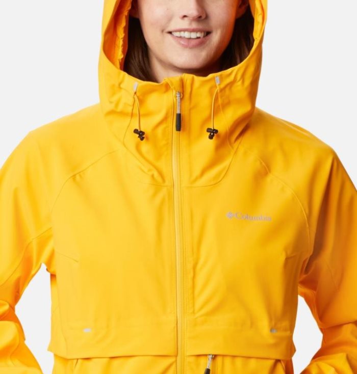 Capa De Chuva Columbia Beacon Trilha™ Shell Jaqueta Feminino Luz Douradas Portugal | 179401-DXPG