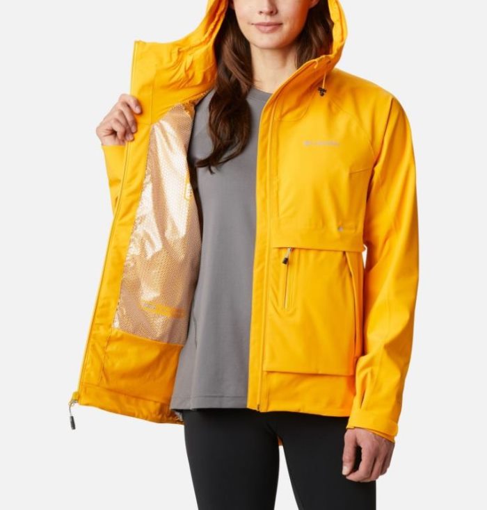 Capa De Chuva Columbia Beacon Trilha™ Shell Jaqueta Feminino Luz Douradas Portugal | 179401-DXPG