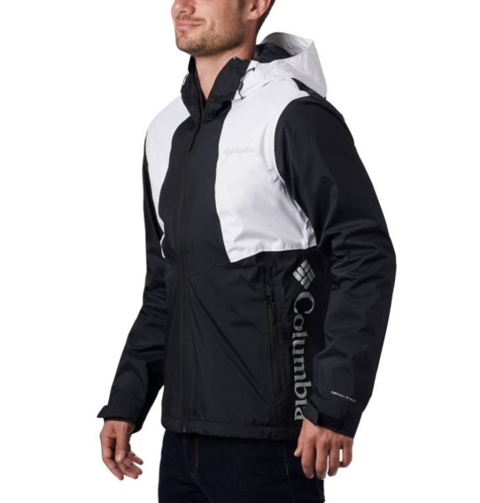 Capa De Chuva Columbia Inner Limits™ II Jaqueta Masculino Pretas Branco Portugal | 118538-PN3P