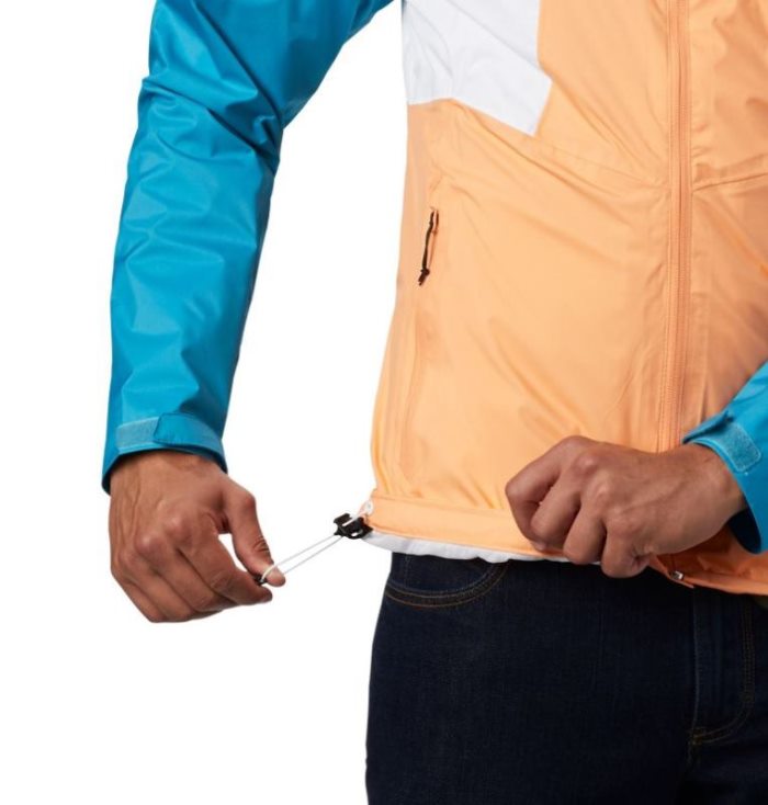 Capa De Chuva Columbia Inner Limits™ II Jaqueta Masculino Luz Laranja Branco Azuis Escuro Portugal | 144099-QYYH