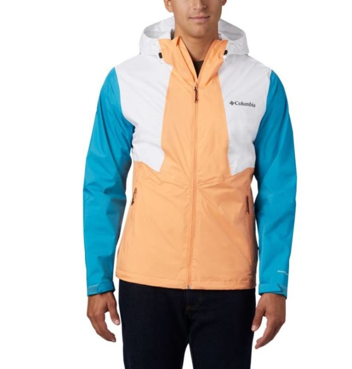 Capa De Chuva Columbia Inner Limits™ II Jaqueta Masculino Luz Laranja Branco Azuis Escuro Portugal | 144099-QYYH