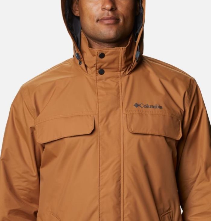 Capa De Chuva Columbia Oak Springs™ II Jaqueta Masculino Marrom Portugal | 145099-45IC