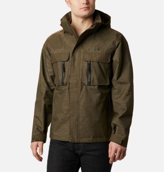 Capa De Chuva Columbia Otira Pass™ Jaqueta Masculino Verde Oliva Verdes Portugal | 171016-QUZI