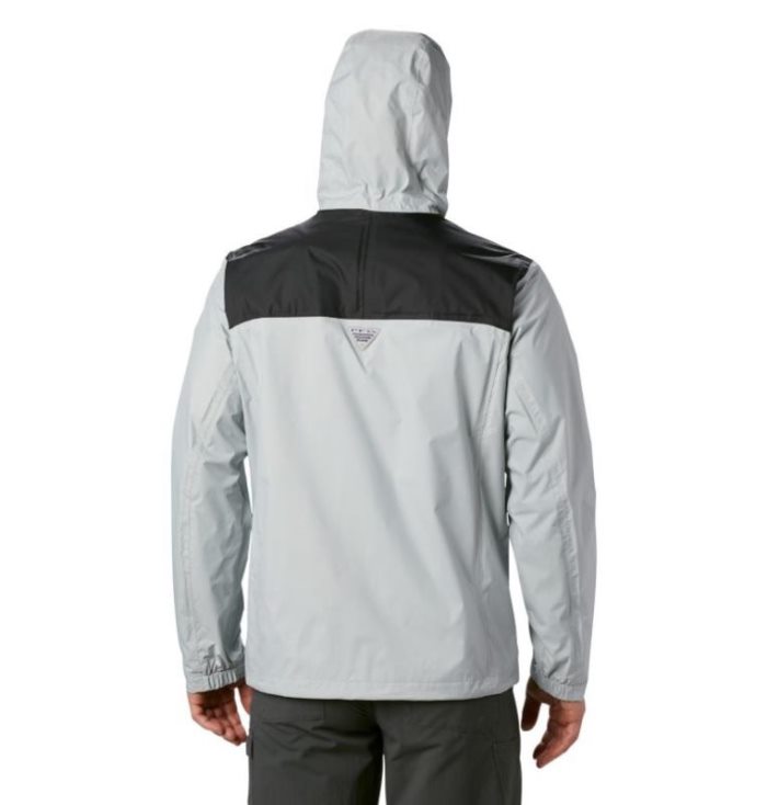 Capa De Chuva Columbia PFG Storm™ Jaqueta Masculino Cinzentas Azuis Portugal | 130303-TZRR