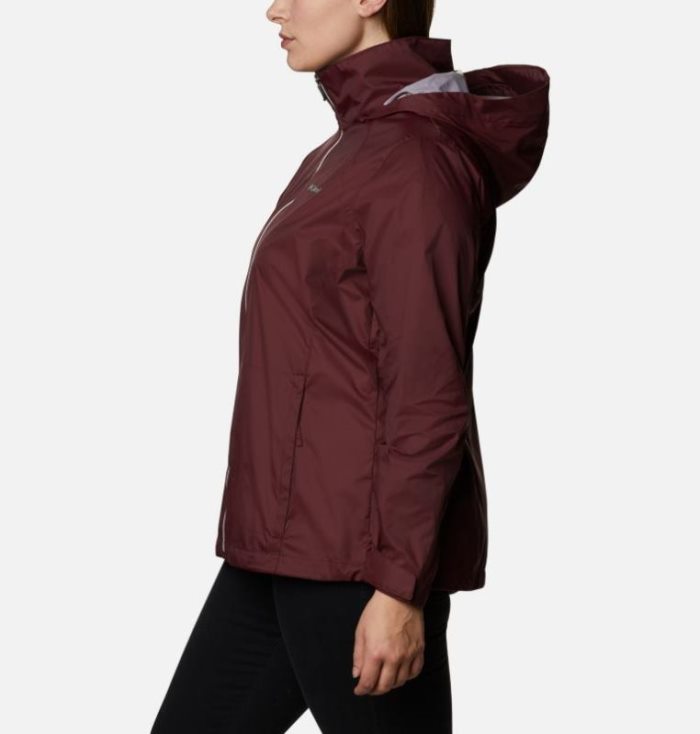 Capa De Chuva Columbia Switchback™ III Jaqueta Feminino Vermelhas Escuro Portugal | 105717-AEZD