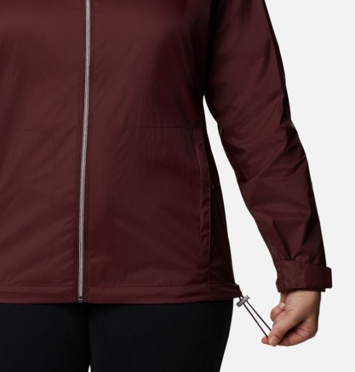 Capa De Chuva Columbia Switchback™ III Jaqueta Feminino Vermelhas Escuro Portugal | 105717-AEZD