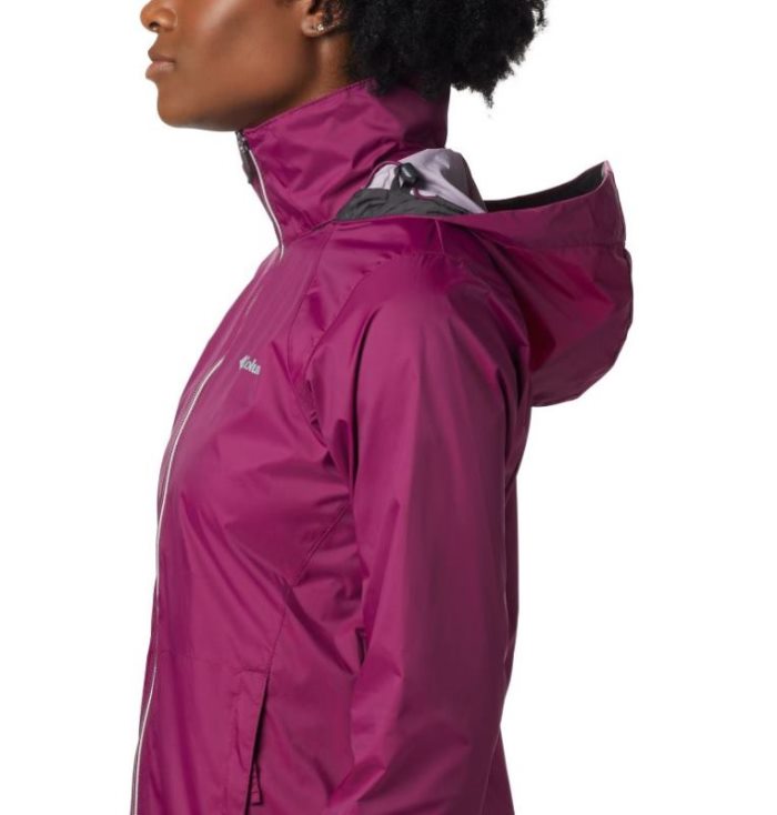 Capa De Chuva Columbia Switchback™ III Jaqueta Feminino Bordeaux Escuro Portugal | 197524-1DO2