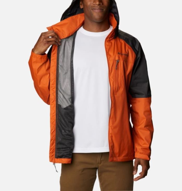 Capa De Chuva Columbia Watertight™ Trek Jaqueta Masculino Laranja Cinzentas Escuro Portugal | 152889-EL7V