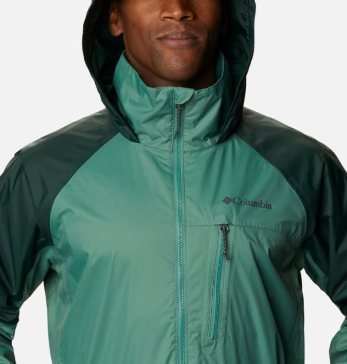 Capa De Chuva Columbia Watertight™ Trek Jaqueta Masculino Verdes Verdes Portugal | 194763-MATJ