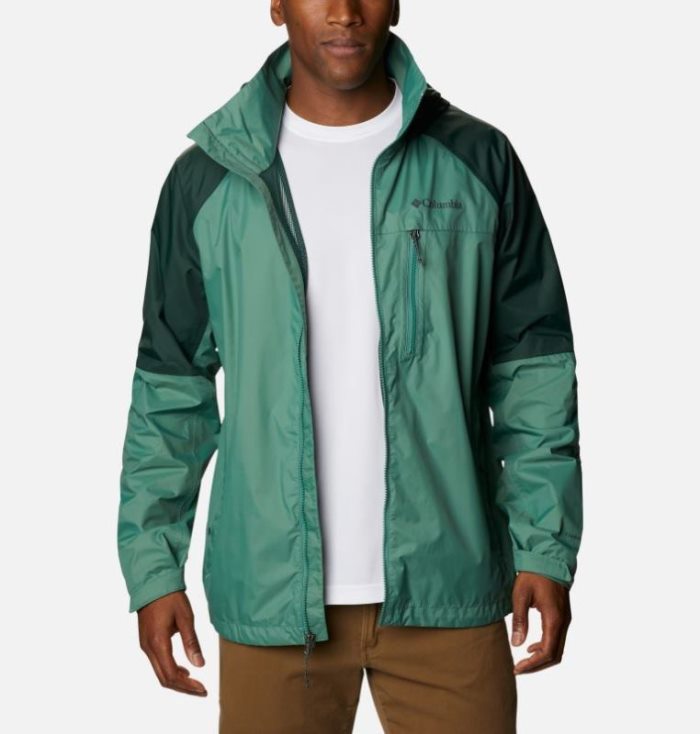 Capa De Chuva Columbia Watertight™ Trek Jaqueta Masculino Verdes Verdes Portugal | 194763-MATJ