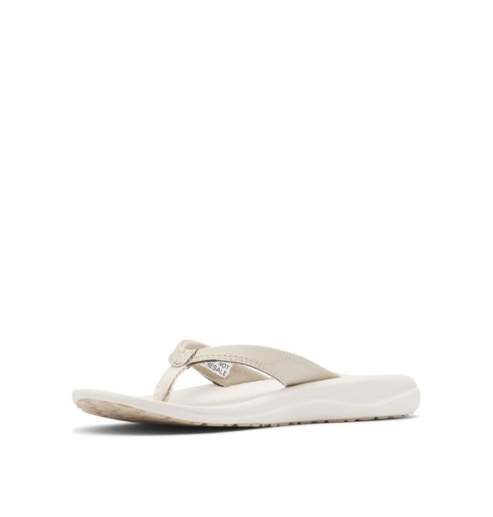 Sandalias Columbia Flip Flop Feminino Bege Pretas Portugal | 134055-1G9J