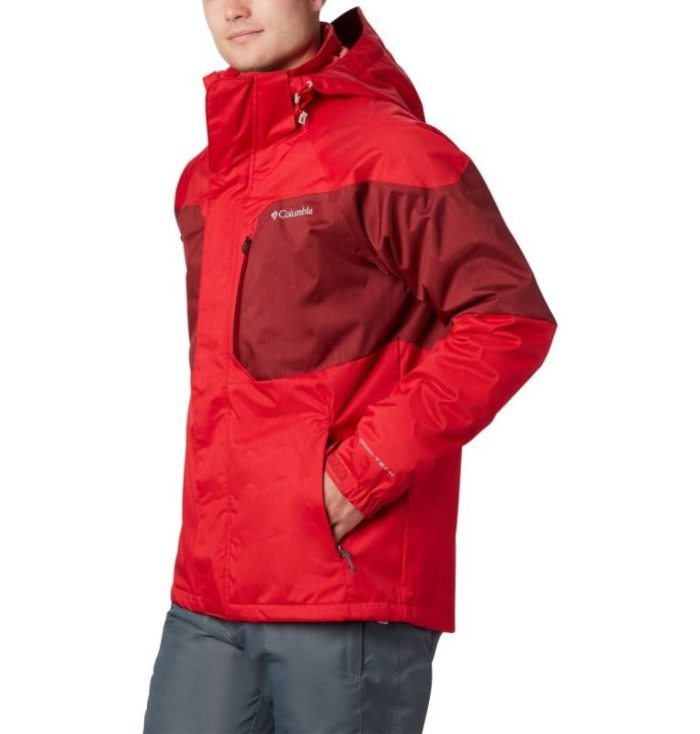 Jaqueta De Esqui Columbia Alpine Action™ Jaqueta Isolada Masculino Vermelhas Portugal | 185917-3DS5