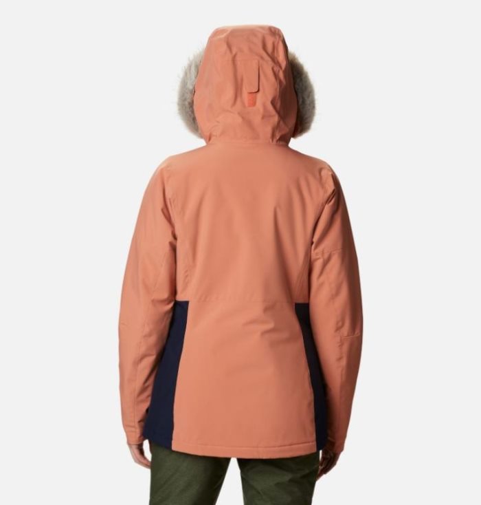 Jaqueta De Esqui Columbia Ava Alpine™ Jaqueta Isolada Feminino Laranja Azuis Escuro Portugal | 173623-7V9V