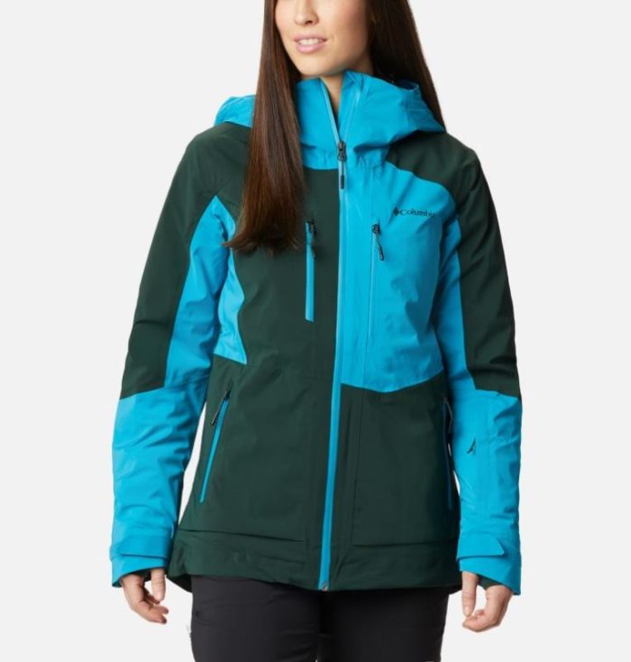 Jaqueta De Esqui Columbia Wild Card™ Jaqueta Isolada Feminino Verdes Azuis Portugal | 189622-L29L