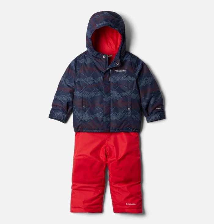 Snowsuits Columbia Buga™ Set Criança Azul Marinho Vermelhas Portugal | 191796-Z151