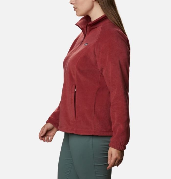 Jaqueta De Primavera Columbia Benton Springs™ Full Zip Feminino Vermelhas Portugal | 106733-T59Z