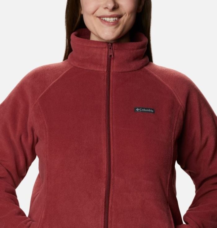 Jaqueta De Primavera Columbia Benton Springs™ Full Zip Feminino Vermelhas Portugal | 106733-T59Z