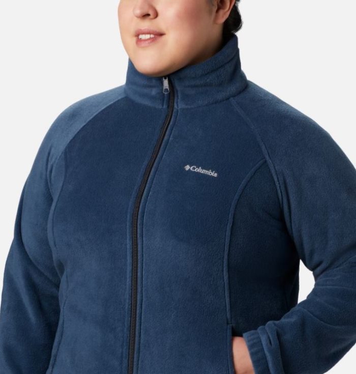 Jaqueta De Primavera Columbia Benton Springs™ Full Zip Feminino Azul Marinho Portugal | 117322-Q6SH