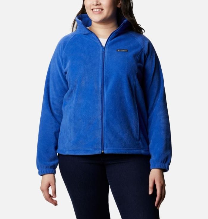 Jaqueta De Primavera Columbia Benton Springs™ Full Zip Feminino Azuis Portugal | 147600-VN8E