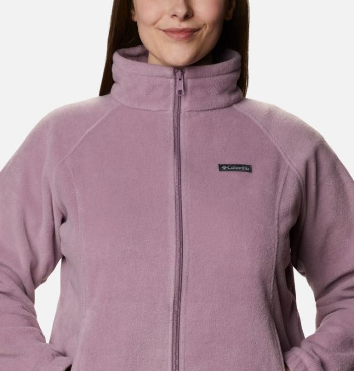 Jaqueta De Primavera Columbia Benton Springs™ Full Zip Feminino Roxo Vermelhas Portugal | 147982-Z4VA