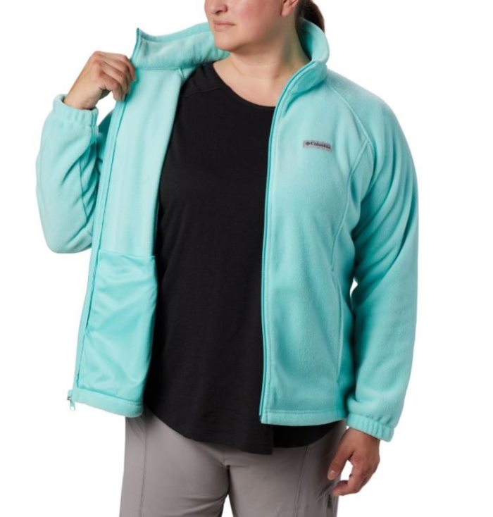 Jaqueta De Primavera Columbia Benton Springs™ Full Zip Feminino Luz Turquesa Portugal | 164869-UYTZ