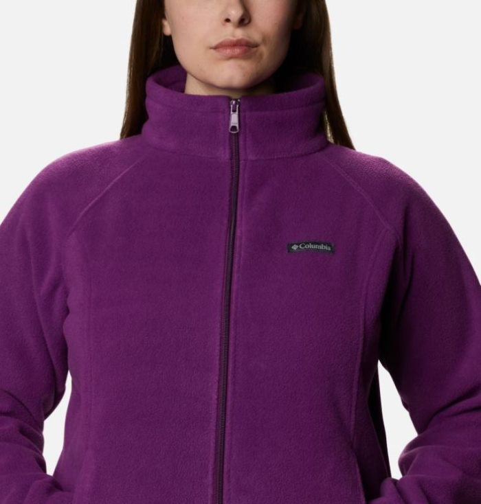 Jaqueta De Primavera Columbia Benton Springs™ Full Zip Feminino Roxo Portugal | 174756-442R