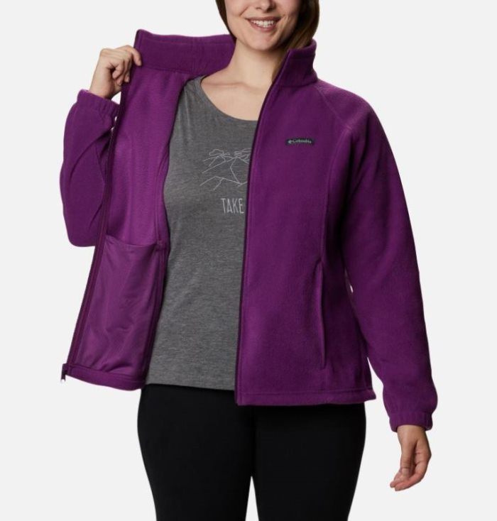 Jaqueta De Primavera Columbia Benton Springs™ Full Zip Feminino Roxo Portugal | 174756-442R